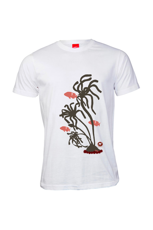A white Great African Sea Forest T-Shirt 
