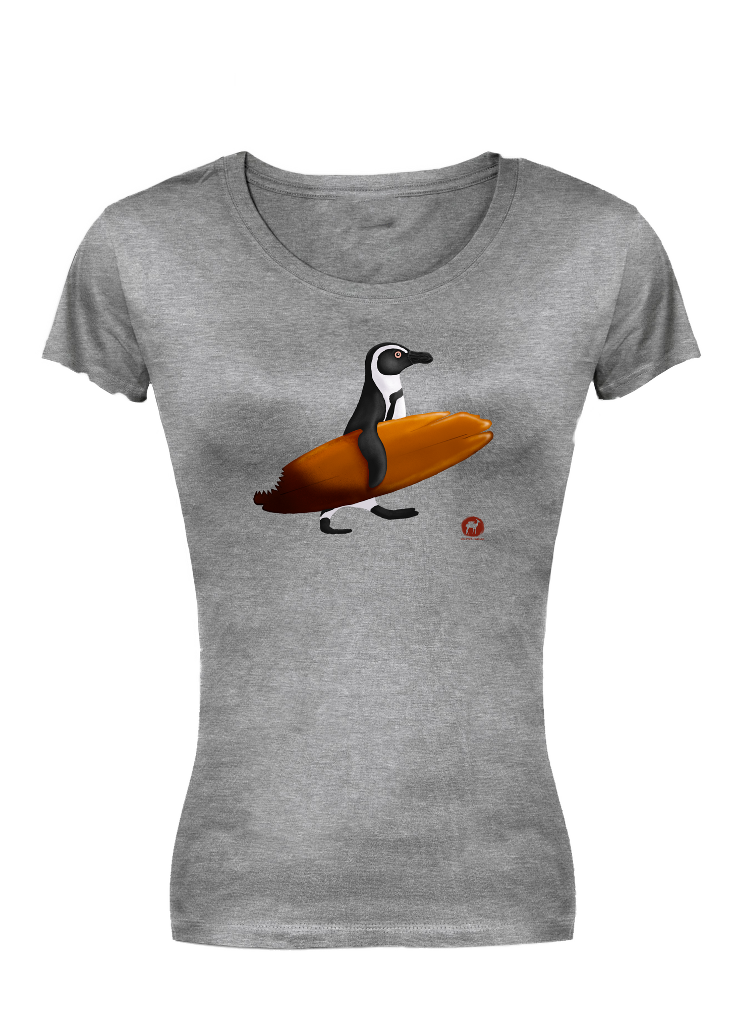Ladies Penguin surfer t-shirt