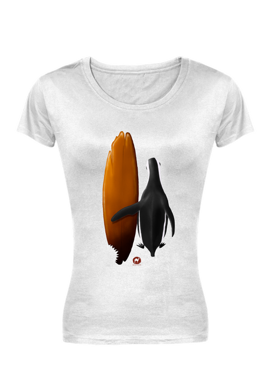 Ladies Penguin standing t-shirt